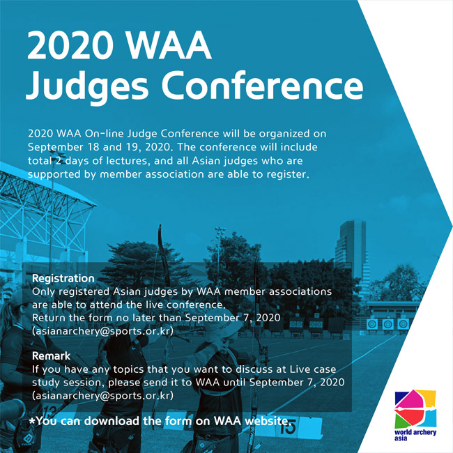 2020 WAA Judge conference-online