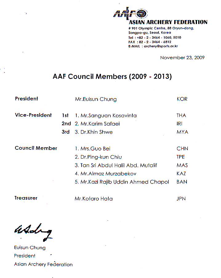 Vice-President - AAF Council